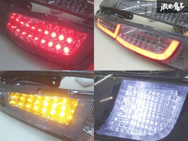 【LED点灯OK】 社外 LA100S LA110S ムーヴ ムーブ LED スモーク テールランプ テールライト レンズ 左右セット 11-B834BT 即納 棚8-2_画像9