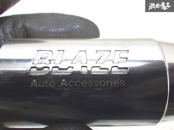 BLAZE ブレイズ 汎用品 アルミ シフトノブ シフトレバー 全長 約8cm 外径 約3.3cm 内径 約1.8cm 内装 汎用品 即納 在庫有 棚9-1-O_画像2