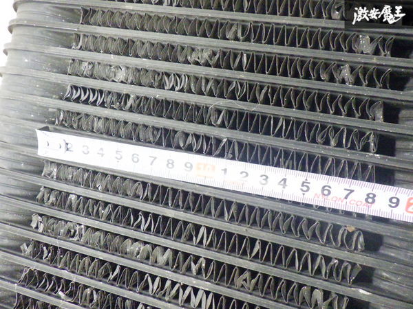 【希少 限定車！】トヨタ 純正 MA70 スープラ ターボA 3.0 7M-GTE インタークーラー コア単体 127100-0270 全長約56cm 厚さ約7.5cm 棚23-3_画像9