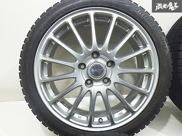 ●ブリヂストン エコフォルム SE-12 17インチ 6.5J +53 PCD 114.3 5H BLIZZAK VRX2 195/45R17 81Q ZC32S スイフトスポーツ で使用 棚U-3_画像2