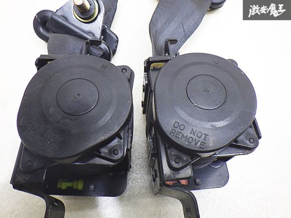 ホンダ 純正 EG6 シビック リア シートベルト 左右セット 1995年製 動作確認OK 内装 即納 在庫有 棚5-3の画像4