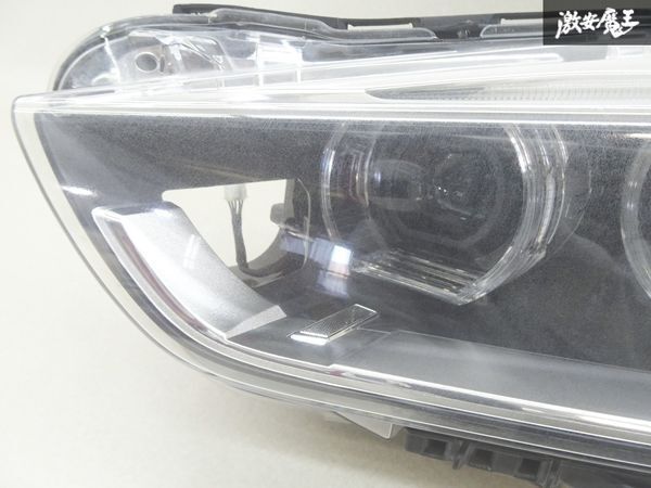 【レンズ割れ無し】 BMW 純正 F48 X1 LED ヘッドライト ヘッドランプ ユニット 左 左側 助手席側 右ハンドル 63.11-7472221-02 棚J-1_画像4