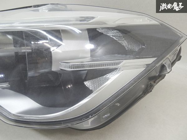 【レンズ割れ無し】 BMW 純正 F48 X1 LED ヘッドライト ヘッドランプ ユニット 左 左側 助手席側 右ハンドル 63.11-7472221-02 棚J-1の画像2