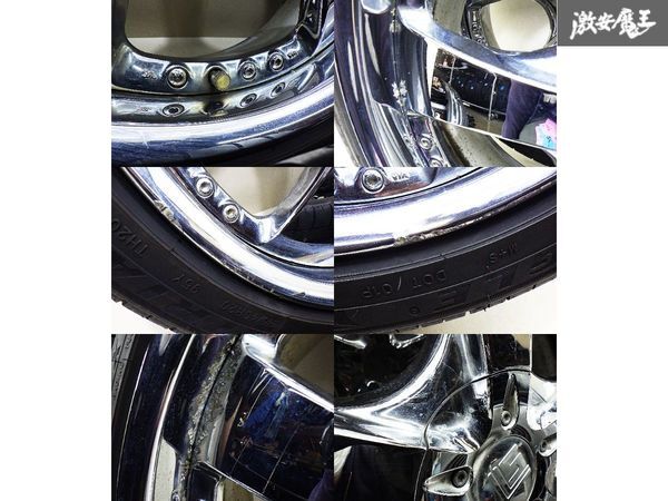 ●WORK ワーク LS LUX-FRN 20インチ 8.5J +31 PCD114.3 5H TRIANGLE SPORTEX TSH11 245/40R20 22y 20系 アルファード にて使用 棚O-1の画像7