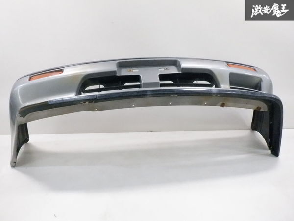  Nissan original GF31 UF31 F31 Leopard latter term front bumper 62022-F6200 navy blue meta× gray meta series turn signal / spoiler attaching immediate payment shelves 2F-F-1