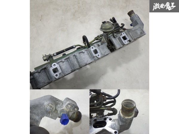 日産 純正 RB20？ RB25? 車種不明 6連 サブスロットル 6スロ インジェクター FBJB100 4穴インジェクター 中古 NISSAN 棚H-1_画像8