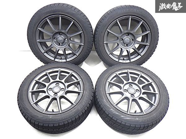 ●OZ RACING MSW MSW85 SM18 16インチ 6.5J +50 PCD100 4H ブリヂストン ブリザック REVO GZ 195/55R16 ミニクーパー にて使用 棚M-1_画像1