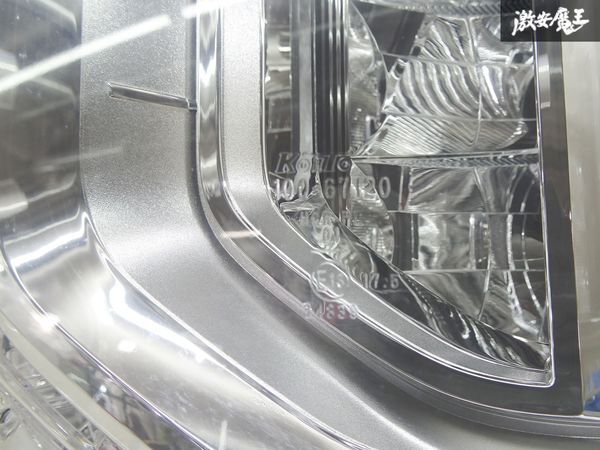 三菱 純正 CV1W デリカ D:5 D5 後期 LED ヘッドライト ライト 右 右側 運転席側 KOITO 100-67120 即納 棚J-8_画像3