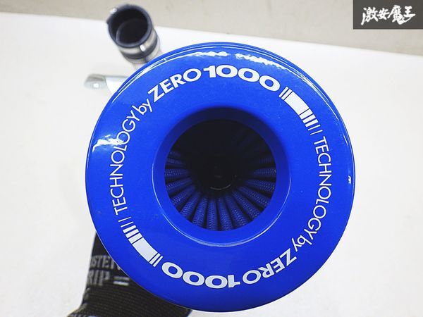 トップフューエル 零1000 パワーチャンバー エアクリーナー ブルー エアクリ ホンダ JC1 ライフ φ110×φ60×50 全長 約45cm 即納 棚7-3_画像2