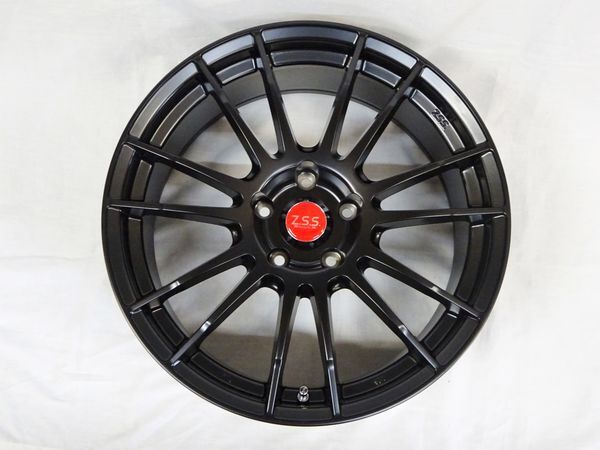 ☆Z.S.S. Winning-DG7 18インチ 8.5J +35 4本セット ブラック PCD114.3 5穴 インプレッサ GDB GRB GRF GVB GVF VAB STI WRX S4 ZSS_画像2