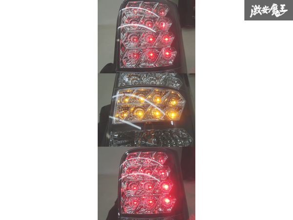 社外 GROUP NZE151 カローラルミオン LED テールライト テールランプ クリア 左右セット レンズ割れ無し 60-1308 即納 棚8-4_画像8