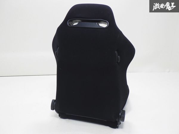 【 売り切り 】 RECARO レカロ SR2 SR-2 汎用 セミバケットシート セミバケ 黒×灰色 1脚 底止め ダイヤル両側 180SX セリカ など 棚2F-E-2の画像8