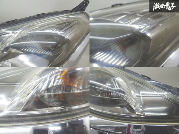 【HID点灯OK】ホンダ 純正 JC1 JC2 ライフ ディーバ 2011年 HID ヘッドライト ヘッドランプ 左右セット STANLEY W0001 即納 棚14-5_液だれ