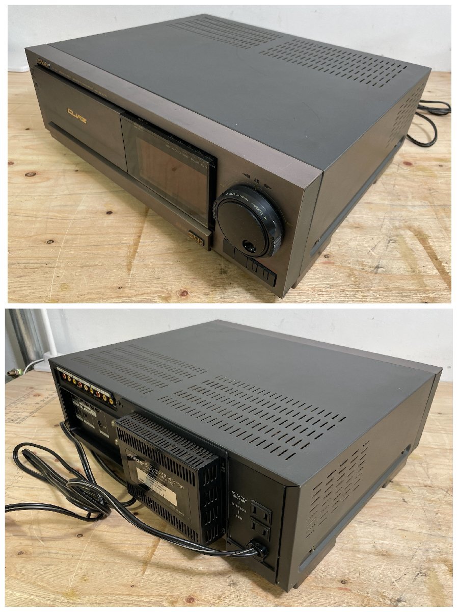 【ジャンク品】Victor ビクター ステレオビデオカセットレコーダー CLIAZ HR-S10000 S-VHS【通電せず】の画像2