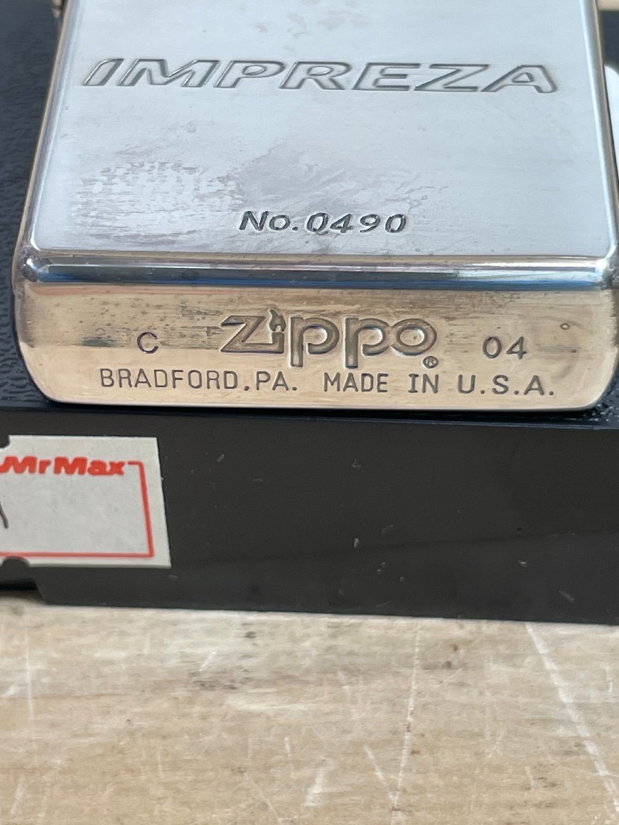 【未使用品】Zippo ライター SUBARU IMPREZA 限定 名車シリーズ スバル インプレッサ【長期保管品】_画像5