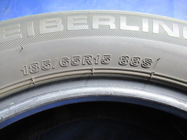 激安即決！エア漏れ点検済み！バリ溝9分山！BRIDGESTONE製 SEIBERLING SL101 185/65R15 88S！ 2022年製 中古2本セット！T008226_画像9