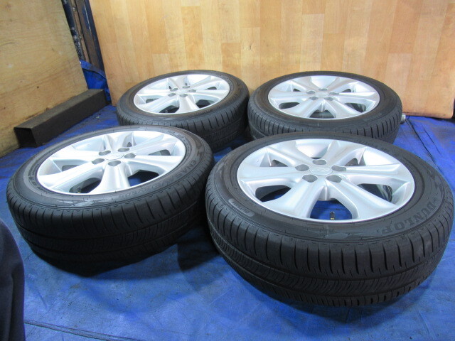 激安即決！ トヨタ/スバル純正 16-5.5J 5H/100 ET39 + DUNLOP 175/60R16 2022年製！中古4本！120系 ラクティス トレジア等 T008293の画像2