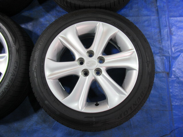 激安即決！ トヨタ/スバル純正 16-5.5J 5H/100 ET39 + DUNLOP 175/60R16 2022年製！中古4本！120系 ラクティス トレジア等 T008293の画像6