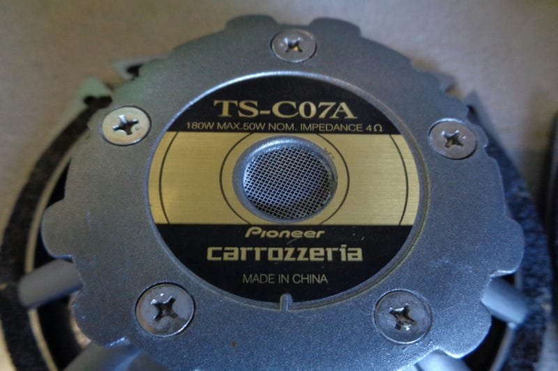 Carrozzeria カロッツェリア セパレート スピーカー 17㎝ 180WMAX クロスオーバーネットワーク ツイッター TS-C07A B06096-GYA5_画像4