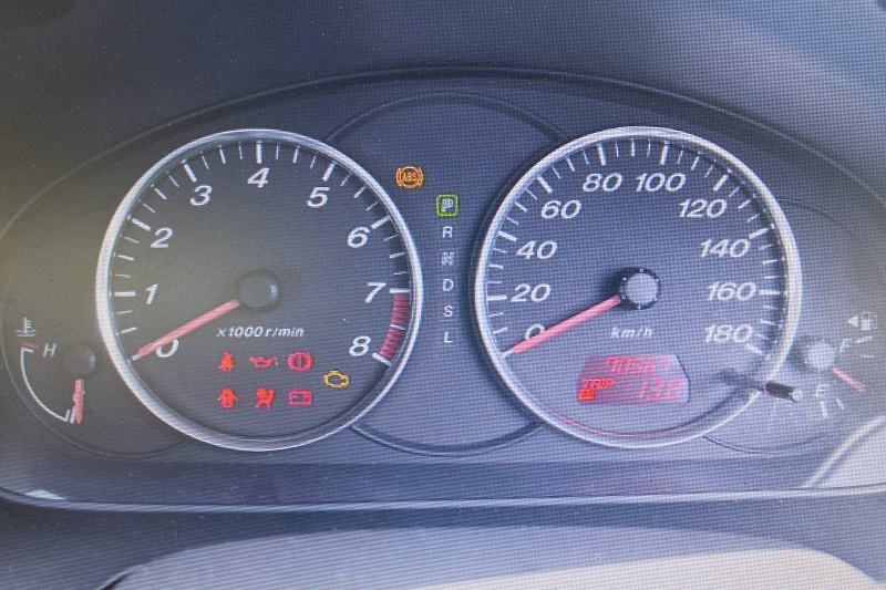  Mitsuoka .. Ryoga first generation P11 Primera Camino sedan latter term (HP11 P11) original speed meter tachometer 88844km white face p037262