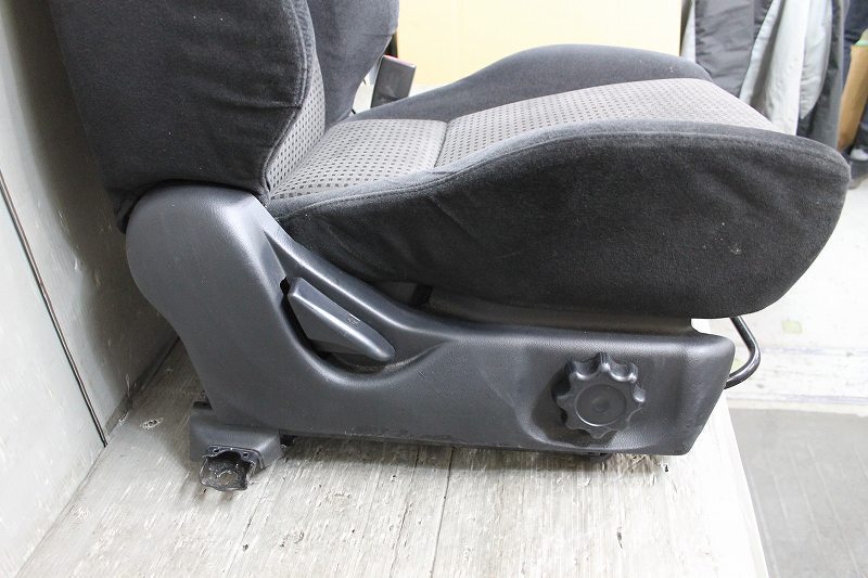 パジェロミニ VR 後期 (H58A H53A H56A) 純正OP RECARO レカロ 右 フロント レカロシート 運転席 ドライバーズシート シートレール p043955_画像6