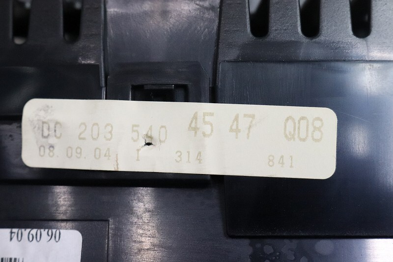  Benz C Class C180 компрессор Wagon правый рукоятка предыдущий период (S203 203246 W203) оригинальный спидометр тахометр 152648km p043300