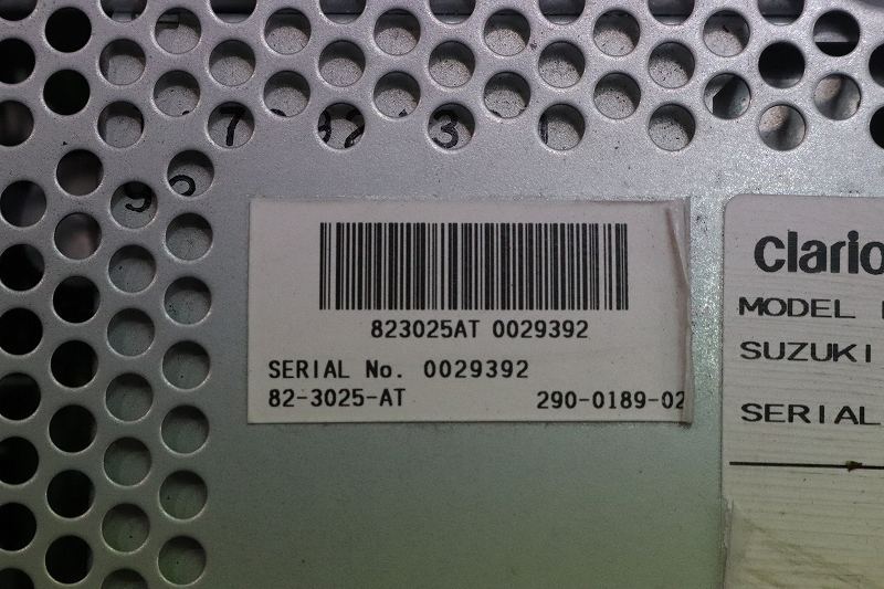 モコ X 前期 (MG33S) 純正 clarion オーディオ タッチパネル CDプレーヤー センターパネル CD PS-3334R-C 39101-50M10-ZST p040837_画像5