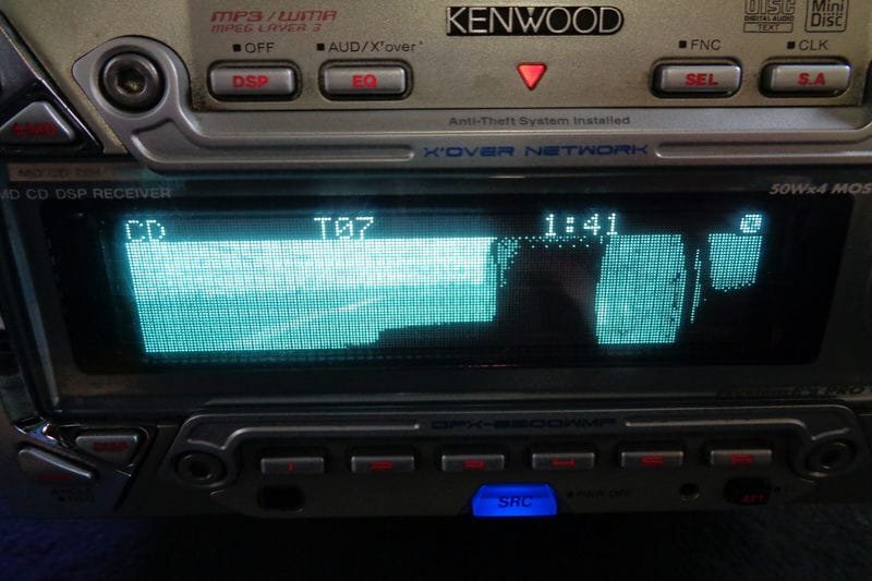 KENWOOD ケンウッド 2DIN CD MDプレーヤー デッキ DSP MDCDレシーバー DPX-8200WMP B06197-GYA3_画像3