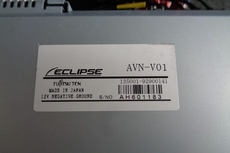 ECLIPSE イクリプス フルセグTV DVD USB ビーコン RCA入出力ケーブル メモリーナビ AVN-V01 B06172-GYA1の画像10