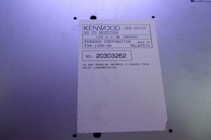 KENWOOD ケンウッド 2DIN CD MDプレーヤー DSP MDCDレシーバー DPX-5021M B06199-GYA3_画像10