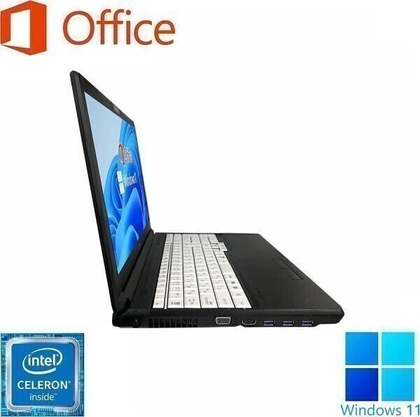 [ поддержка имеется ] Fujitsu Note PC A577 Windows11 память :4GB большая вместимость SSD:1TB Office2019 & Logicool K380BK беспроводная клавиатура 