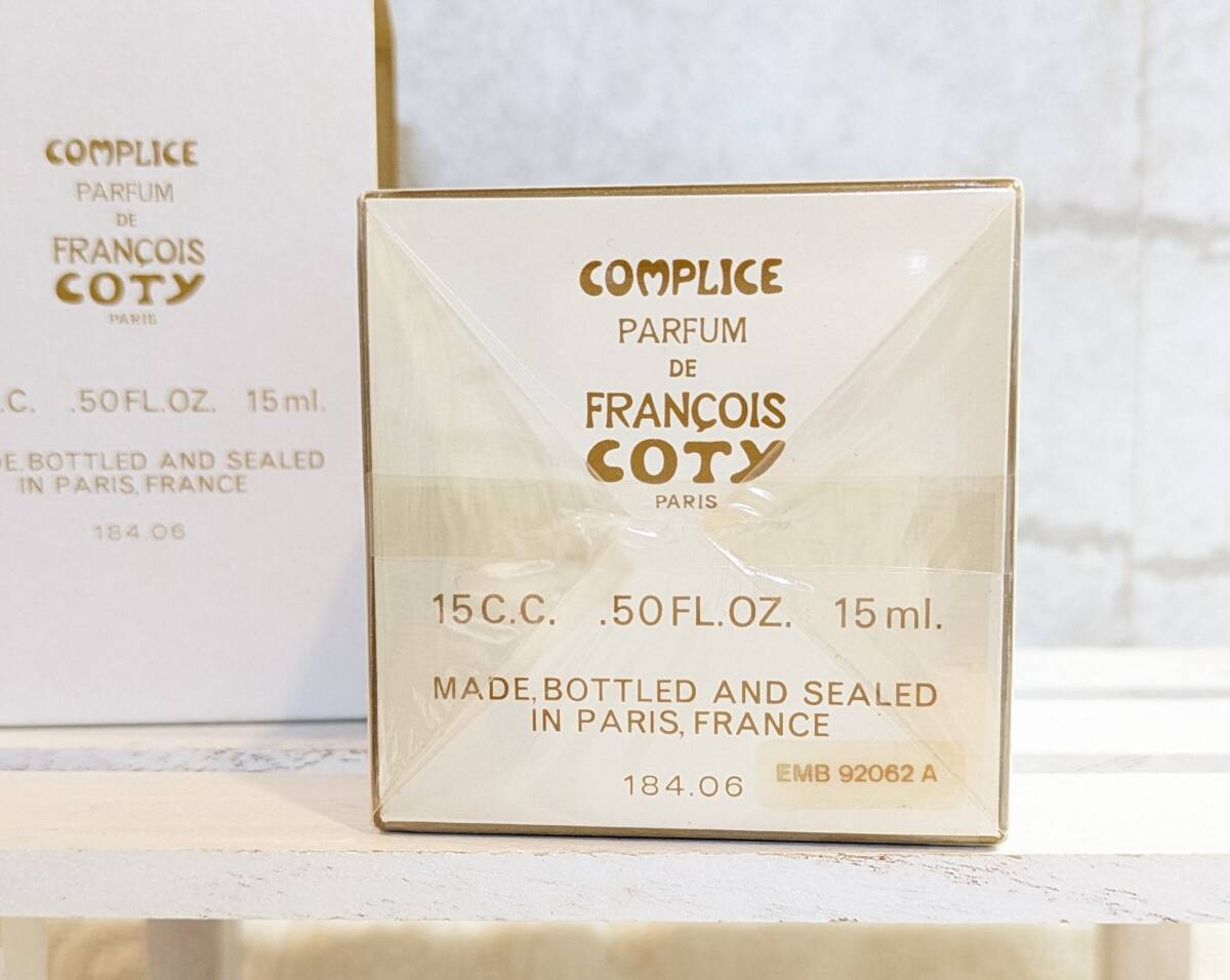 未開封品 コティ コンプリス パルファム 15ml　COTY complice PARFUM