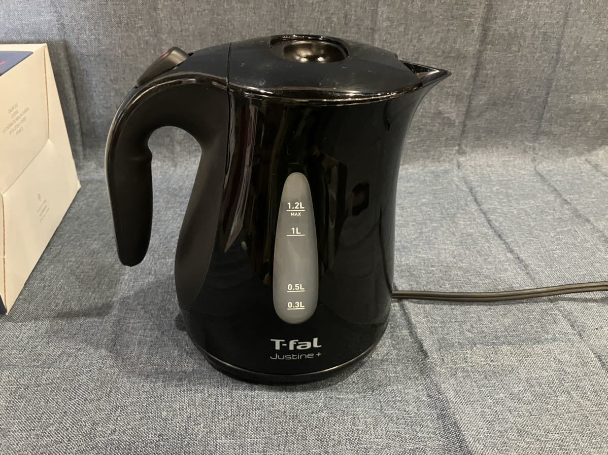 T-fal ティファール グループセブジャパン電気ケトル ジャスティン プラス 1.2L KO4908JP アクセススチームフォース DT8261JO 2点セット さ_画像4