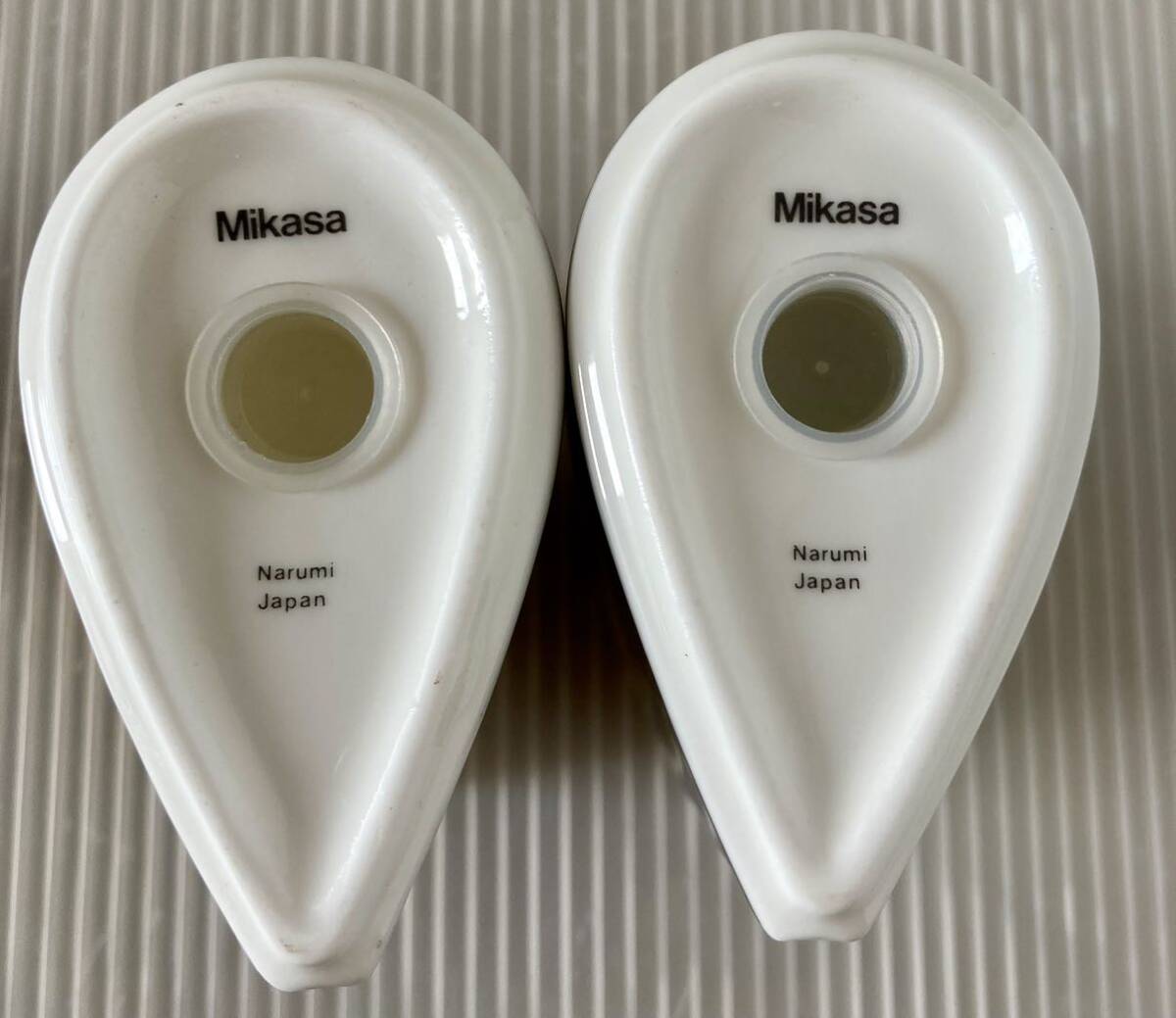 Mikasa（ミカサ）Narumi Japan(ナルミジャパン）Art Deco ソルト＆ペッパー 花柄陶器 ビンテージ品（1970年代）の画像7