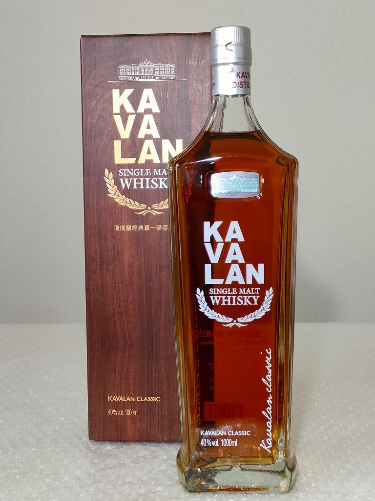 【シングルモルトウイスキー】 KAVALAN カバラン クラッシック 1000ml 1本 箱入の画像1