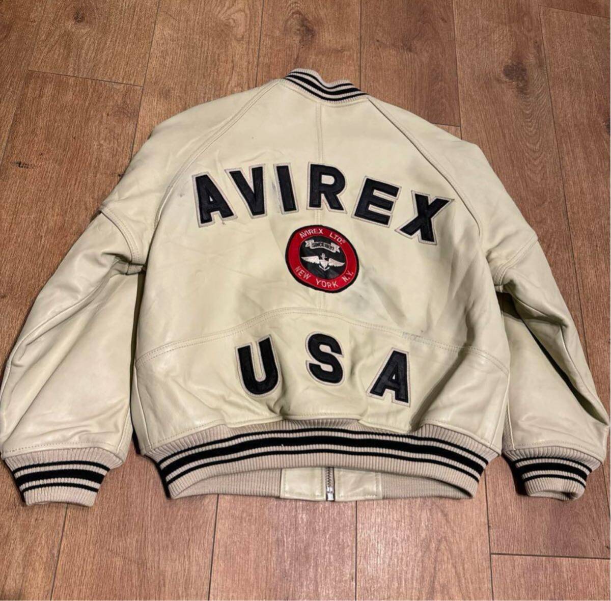 AVIREX American Classics レザースタジャン　SIZE S USA_画像8