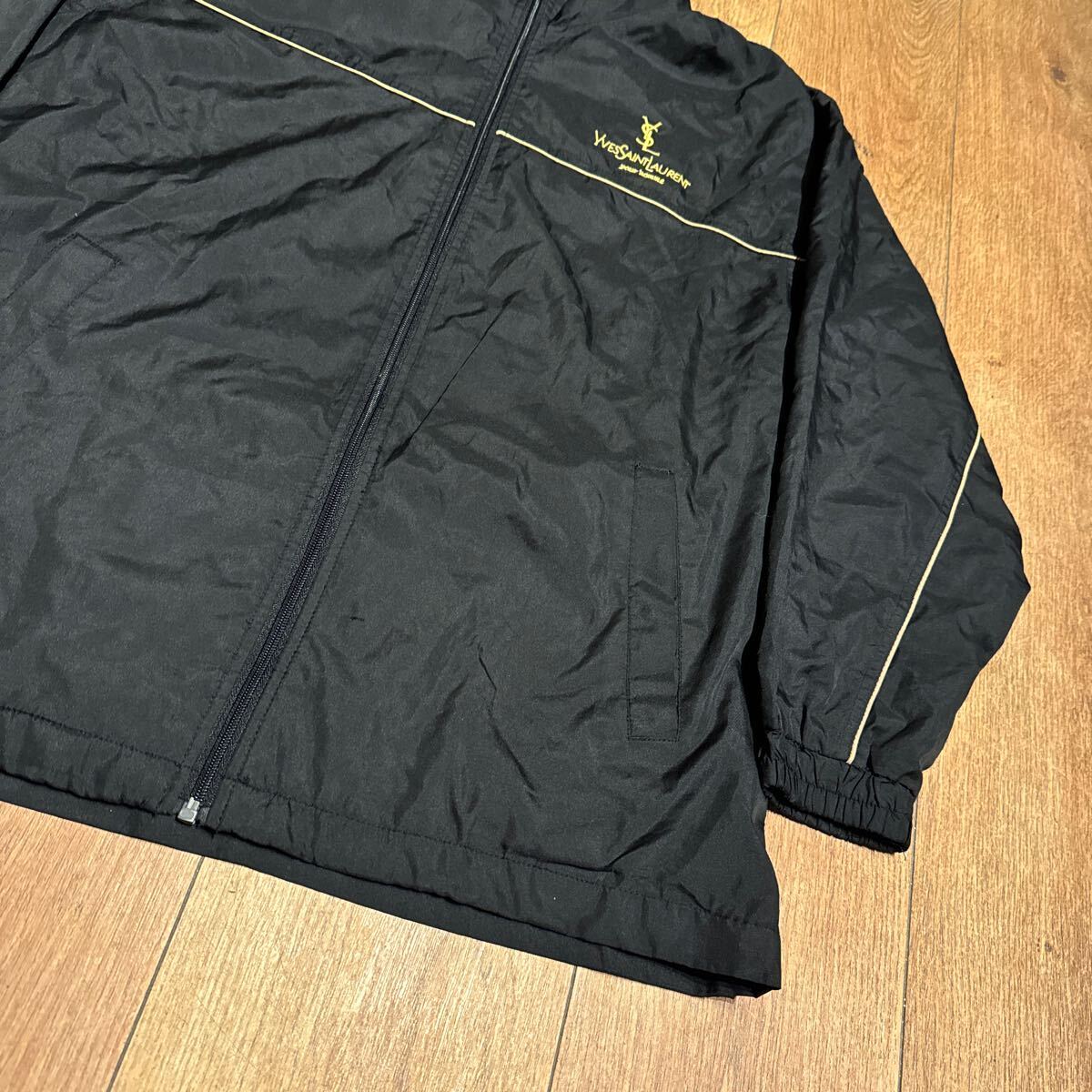 Yves Saint Laurent ナイロンジャケット SIZE L pour homme ウィンドブレーカー イヴ・サンローラン_画像3