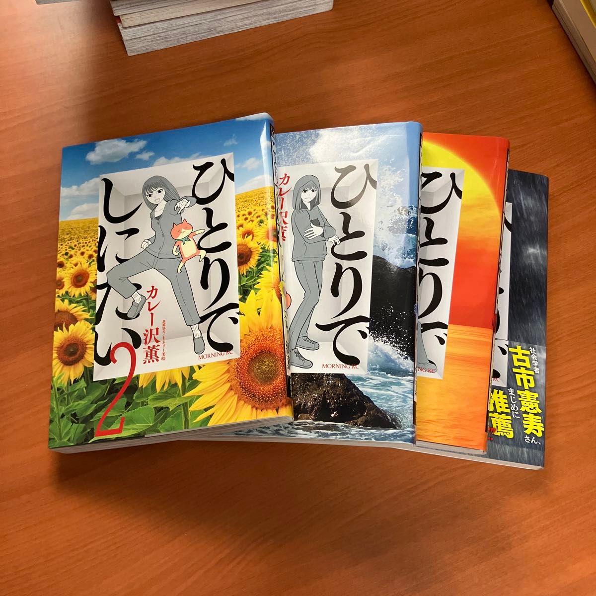 ひとりでしにたい　2〜5 カレー沢薫　終活コミック