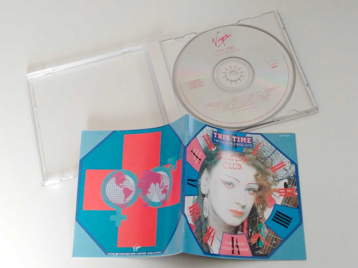  культура * Club Culture Club / THIS TIME CD VJCP3043 87 год лучший,95 год запись,Boy George, машина ma. ....,.. безупречный .,It\'s A Miracle,