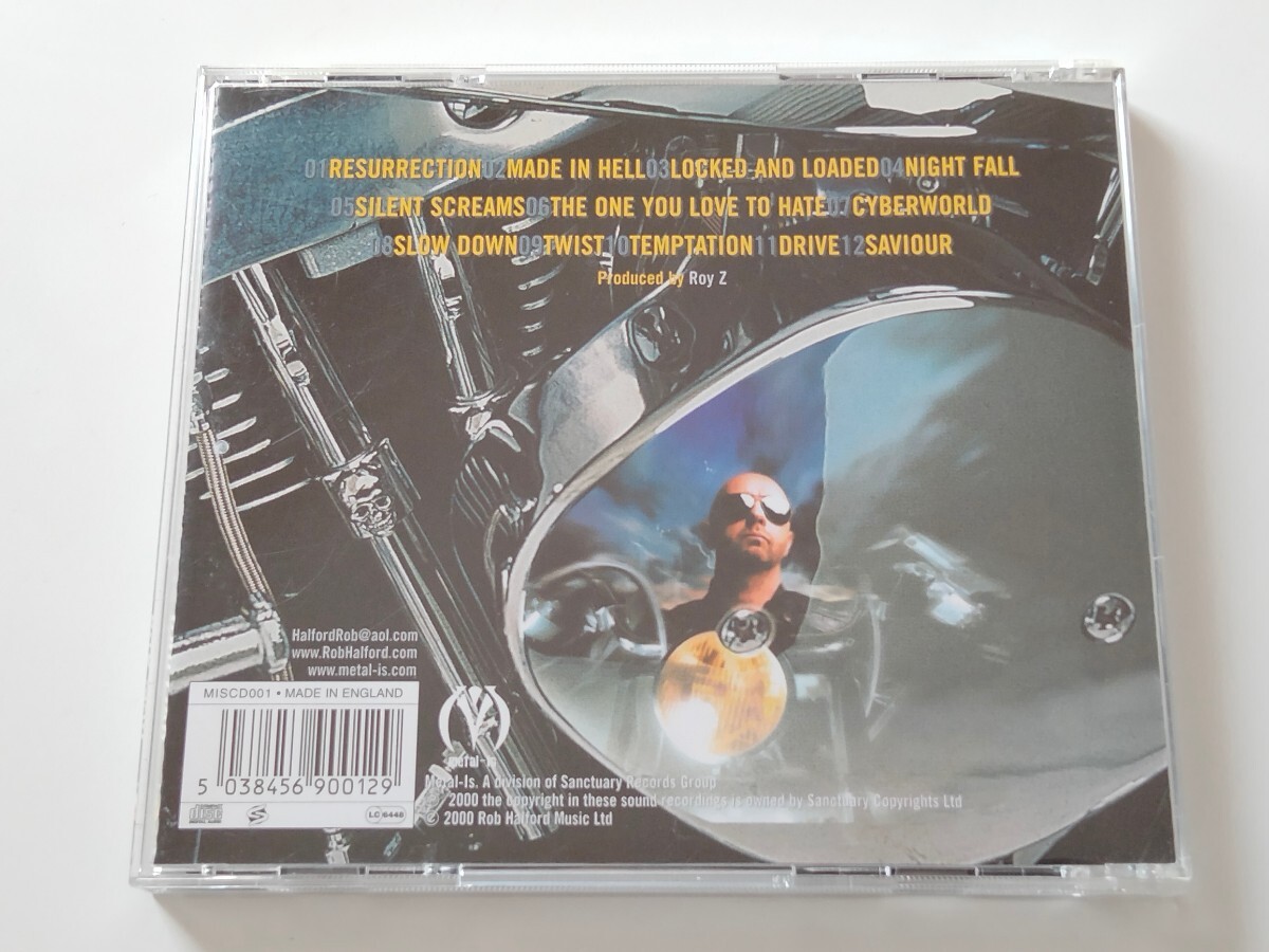 【JUDAS PRIEST/METAL GOD】HALFORD / RESURRECTION CD SANCTUARY UK MISCD001 2000年復活,ハルフォード,Roy Z,Made In Hell,_画像2