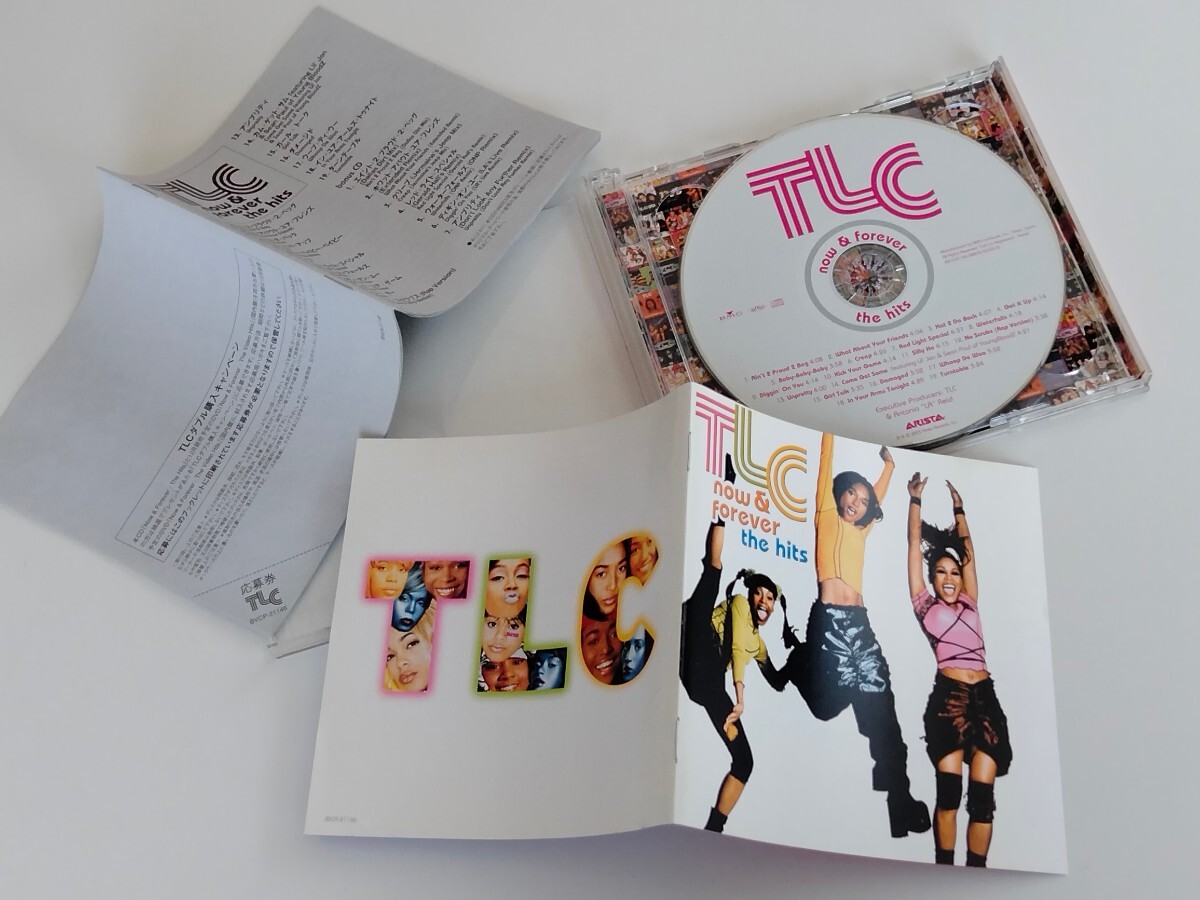 【限定2枚組】TLC / now & forever the hits 日本盤2CD BVCA21146 03年盤,REMIX CD付,Left Eye,T-Boz,Chilli,Creep,Baby-Baby-Baby,_画像3