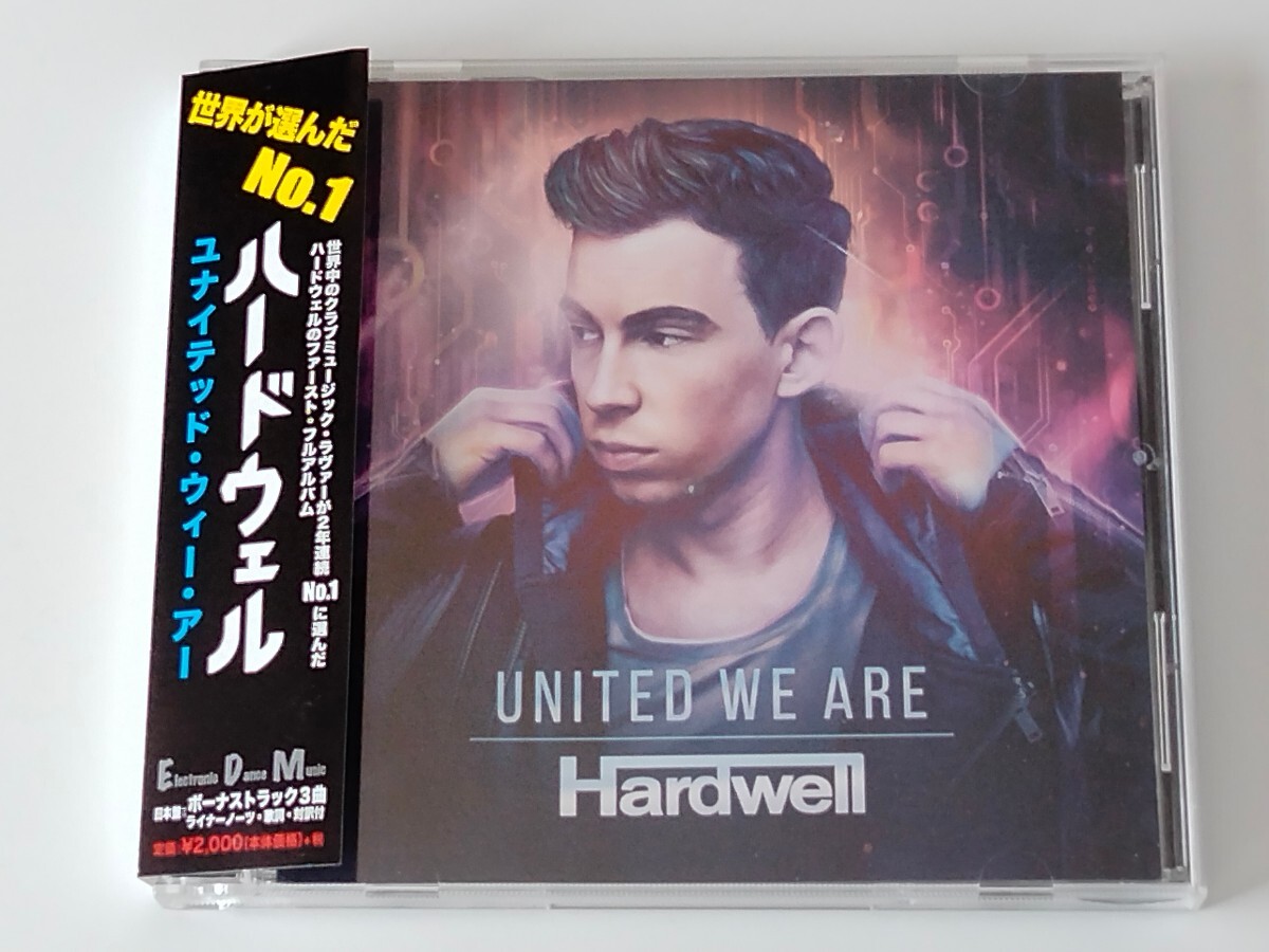 ハードウェル Hardwell / United We Are 日本盤帯付CD AVEX AVCD93044 15年1stボートラ3曲追加,EDM,ULTRA JAPAN,Electronic Dance Music_画像1
