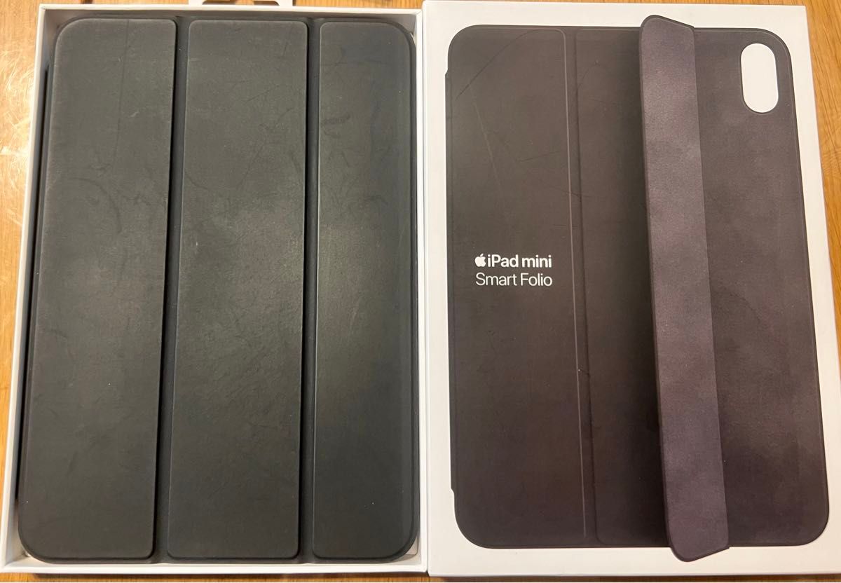 【動作確認済】 Apple 純正 iPad mini 6世代 smart Folio ブラック レザーケース 定価7480円