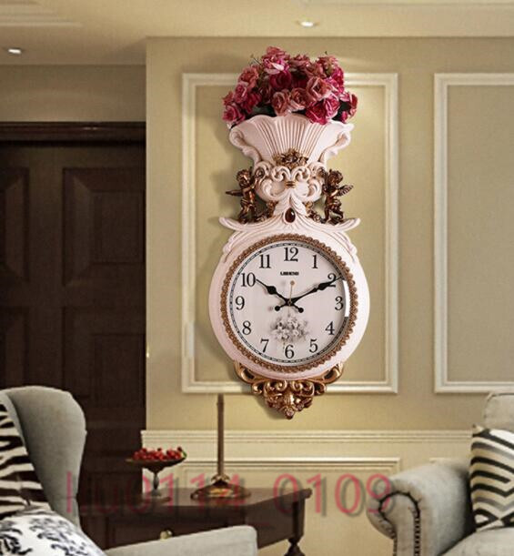 人気美品 ヨーロッパ 復古 柱時計 応接間 豪華 時計 家庭用 静音時計 おしゃれ 創意 復古 壁掛け時計の画像4