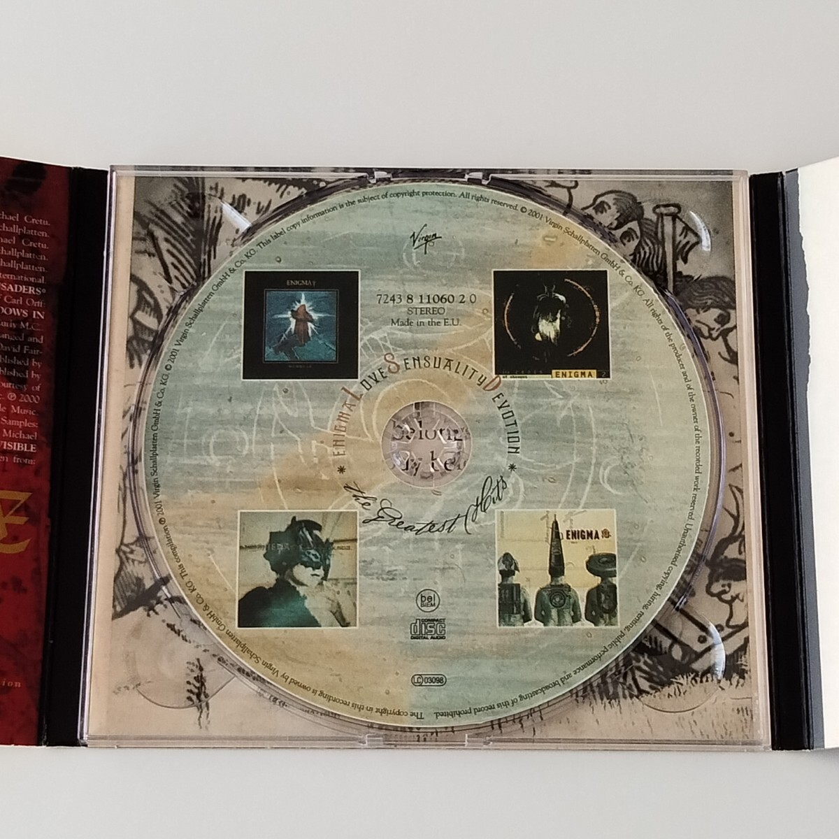 【輸入盤ベスト/デジパック仕様CD】ENIGMA THE GREATEST HITS(DGVIR150)エニグマ・グレイテスト・ヒッツ/LSD LOVE SENSUALITY DEVOTION_画像5