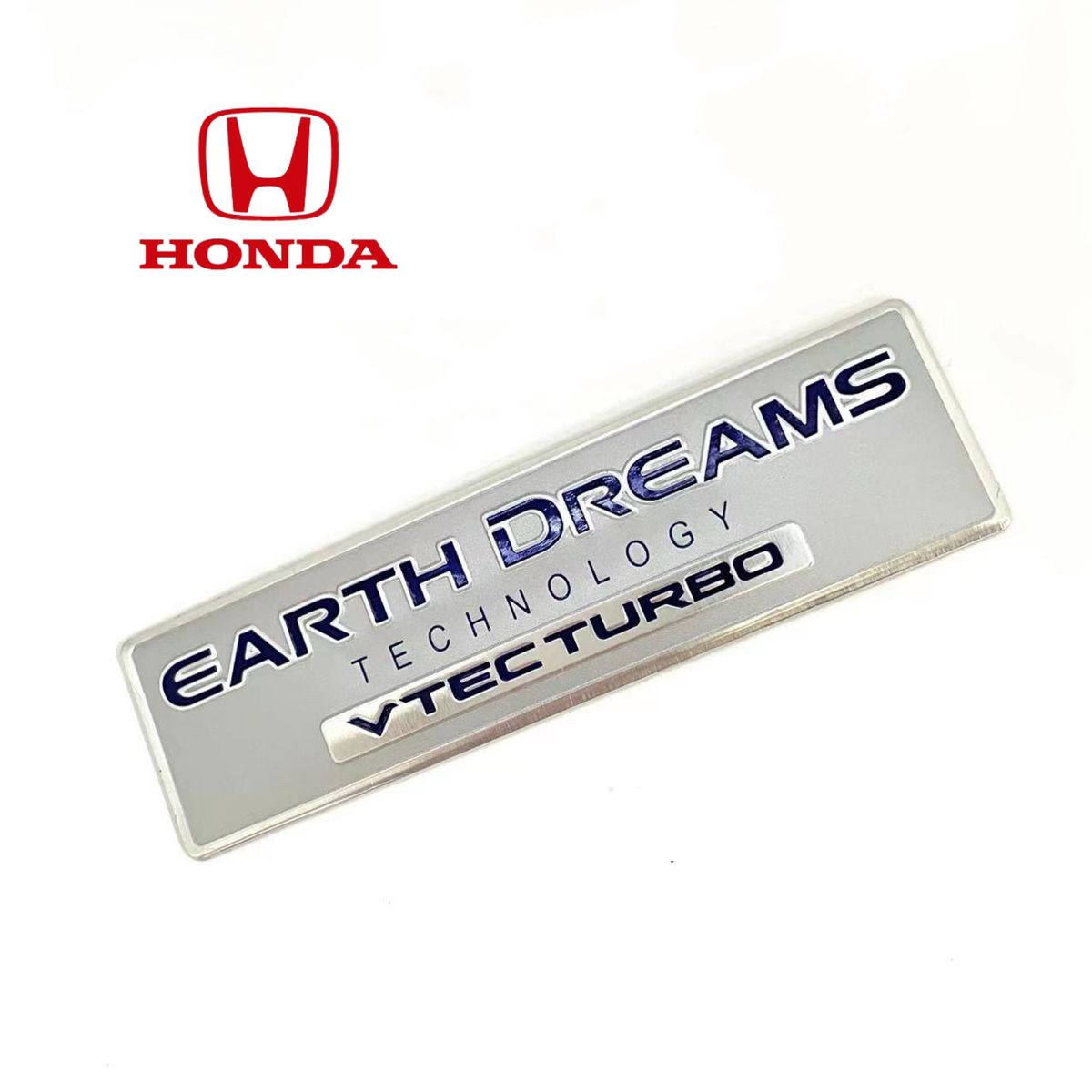 ホンダ　HONDA   【i-VTEC TURBO】【EARTH DREAMS】アルミ製　エンブレム  ステッカー　1枚