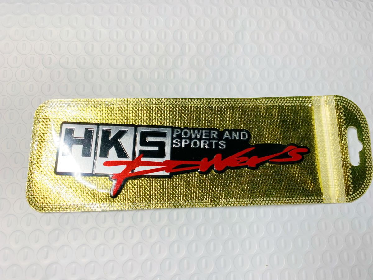 HKS  エッチケーエス　1枚　アルミ　ステッカー　