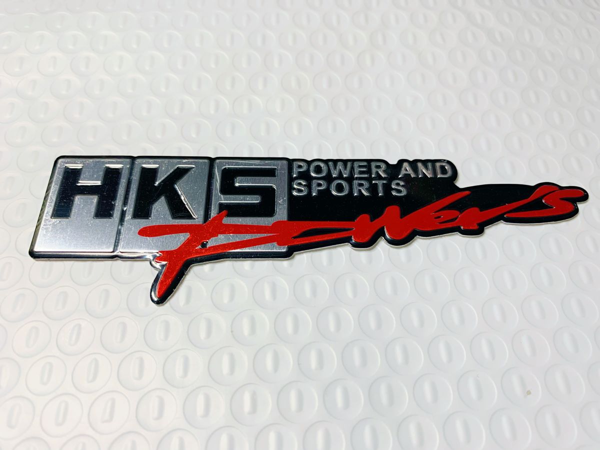 HKS  エッチケーエス　1枚　アルミ　ステッカー　