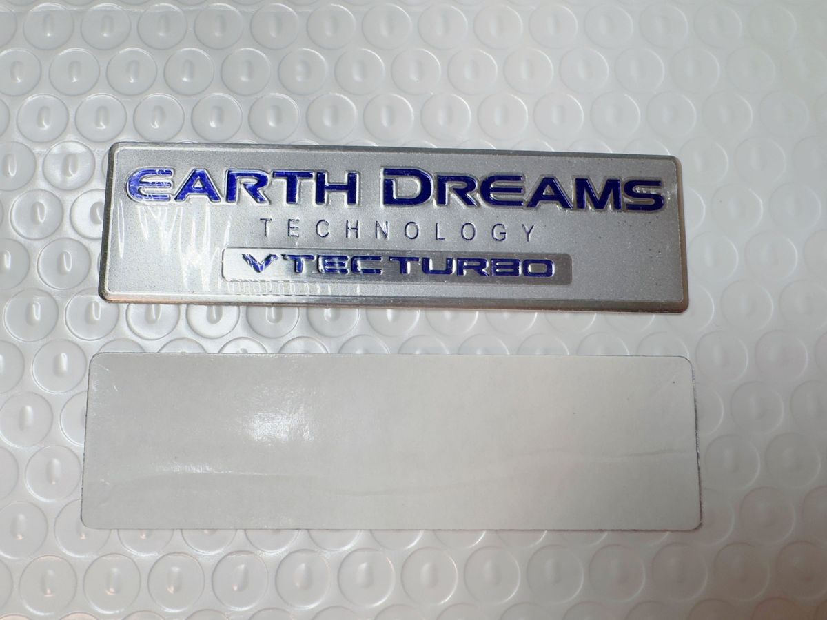 ホンダ　HONDA   【i-VTEC TURBO】【EARTH DREAMS】アルミ製　エンブレム  ステッカー　1枚