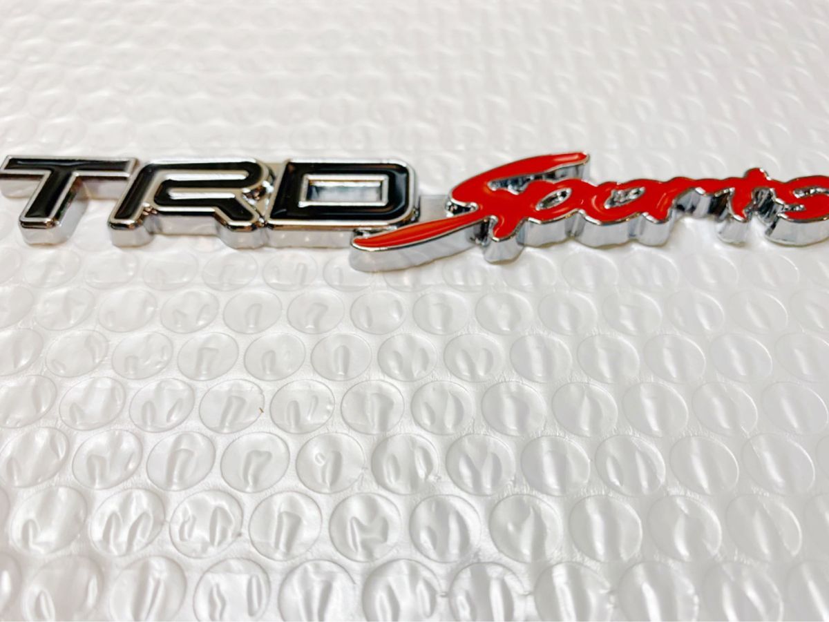 高品質金属製　トヨタ  TRD SPORTS エンブレム  大きいサイズ